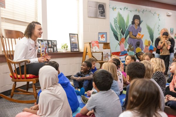 Iowa State University Star Arianna Jackson Reads at Perkins